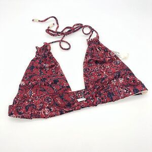 New Tavik Red & Blue Swim Top - Size S